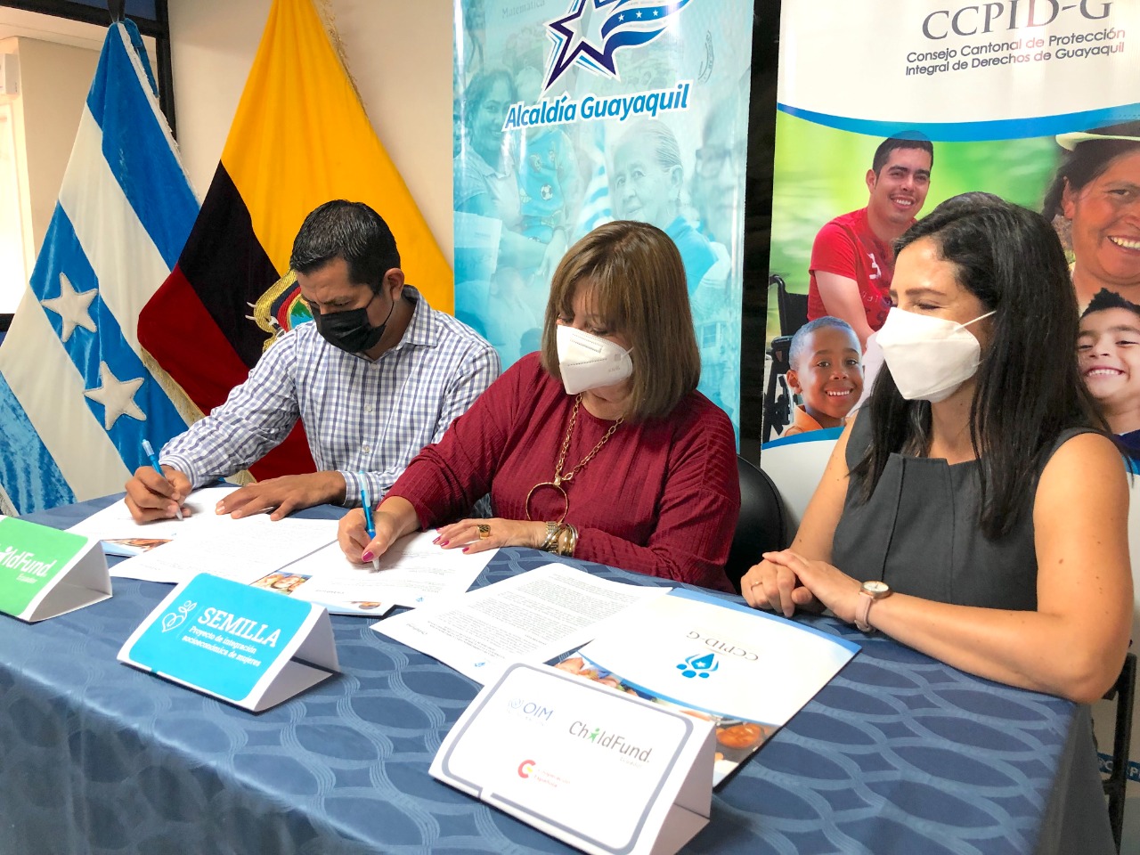 Lee más sobre el artículo CCPIDG FIRMÓ CARTA DE COMPROMISO CON CHILDFUND PARA PROTEGER LOS DERECHOS DE LAS PERSONAS EN SITUACIÓN DE MOVILIDAD HUMANA