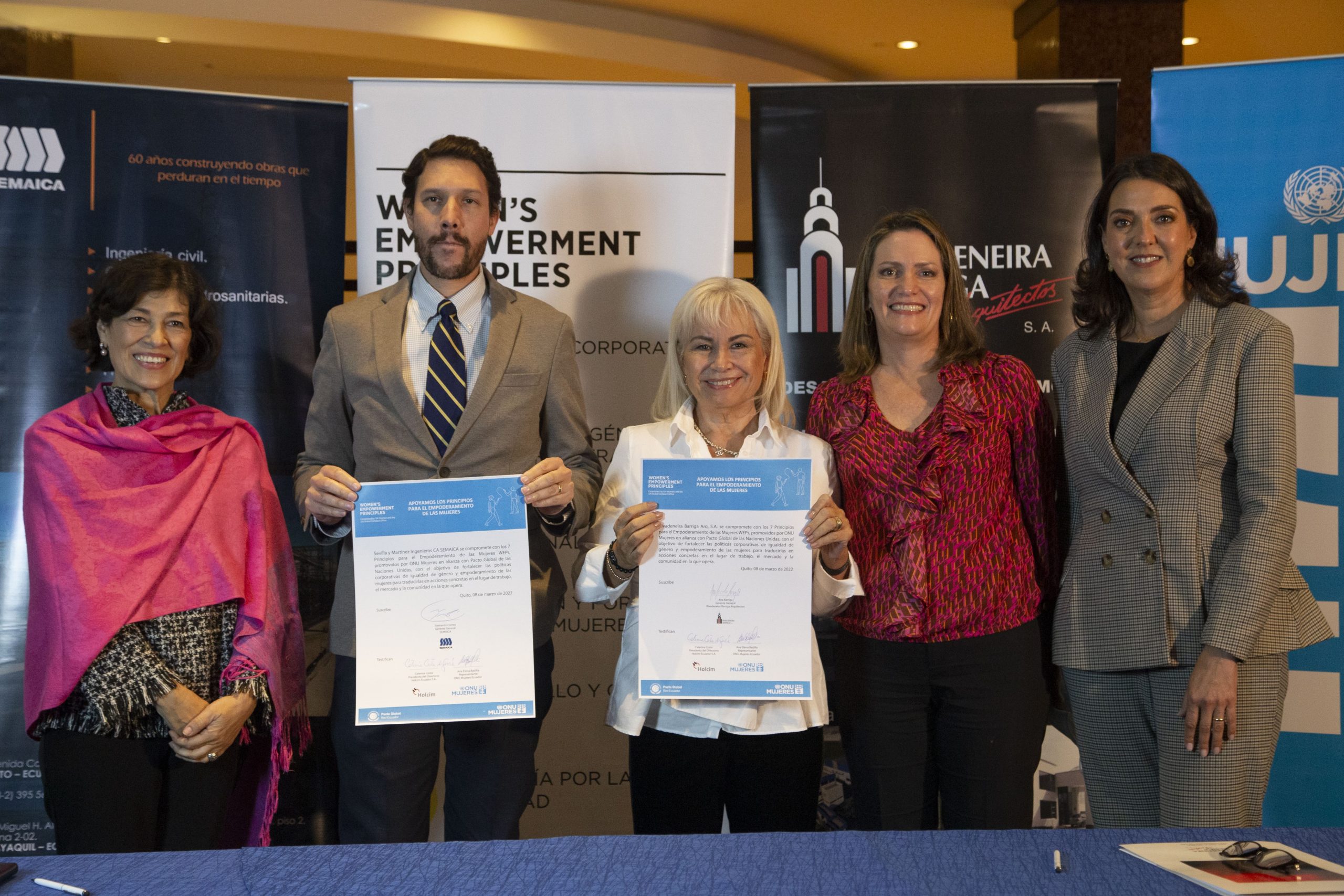 Lee más sobre el artículo Holcim Ecuador y ONU Mujeres invitan a más empresas de la construcción a promover la igualdad de género