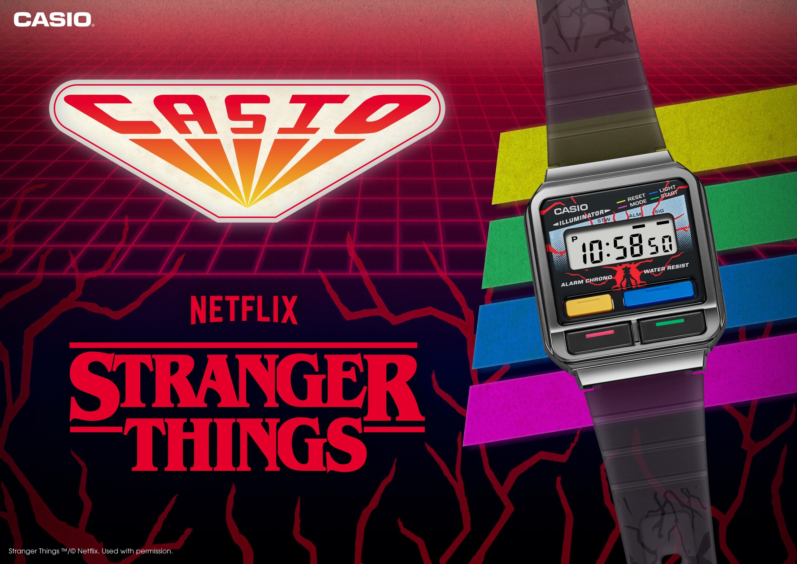 Lee más sobre el artículo Casio lanza un reloj digital en colaboración con STRANGER THINGS, la serie de Netflix