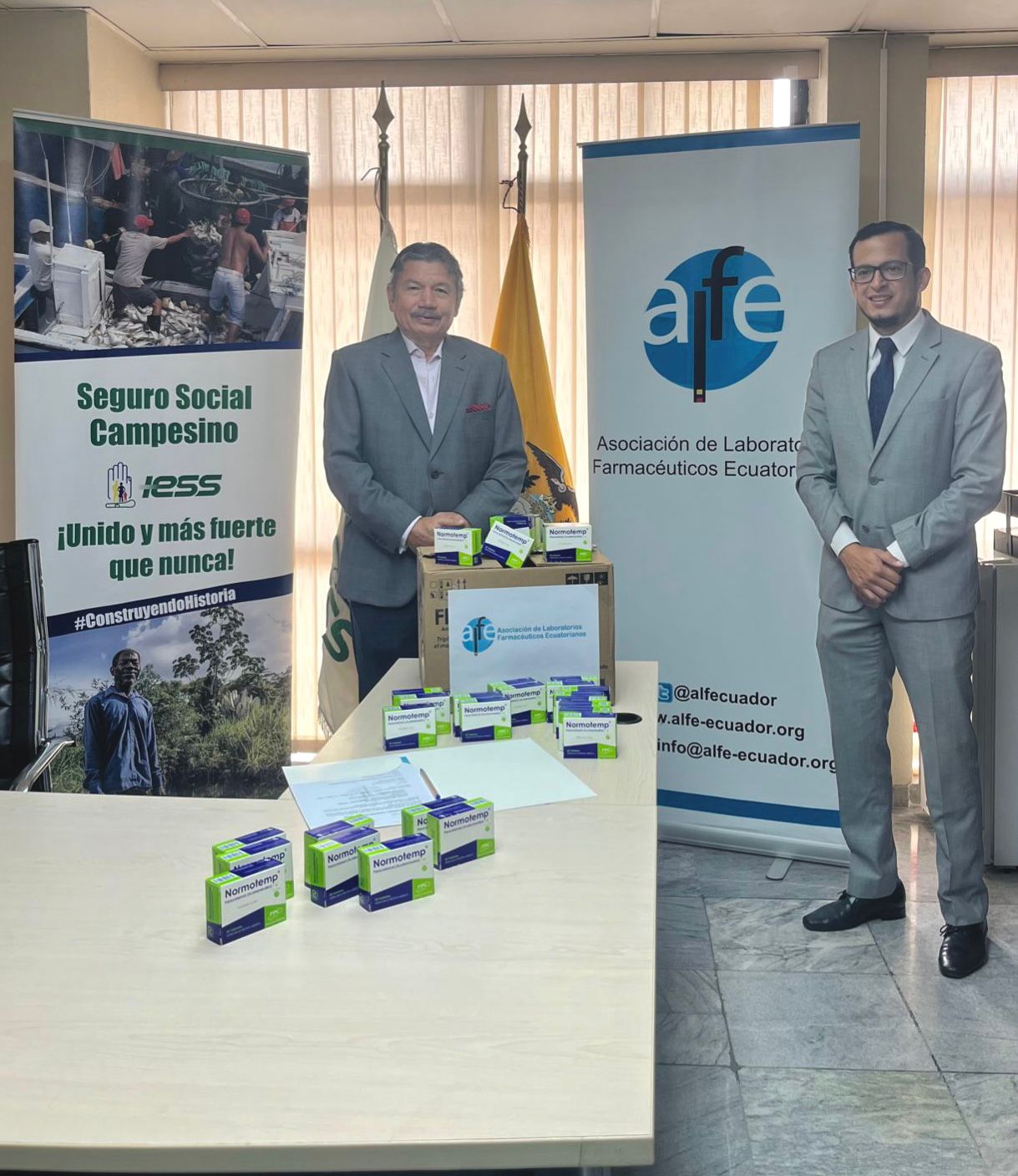 Lee más sobre el artículo ALFE DONA MEDICAMENTOS AL SEGURO SOCIAL CAMPESINO