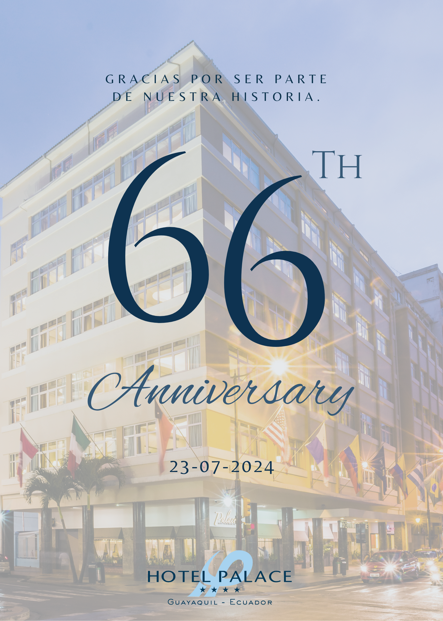 Lee más sobre el artículo ANIVERSARIO N.º 66 Llegó la hora de celebrar nuestro sexagésimo sexto aniversario.