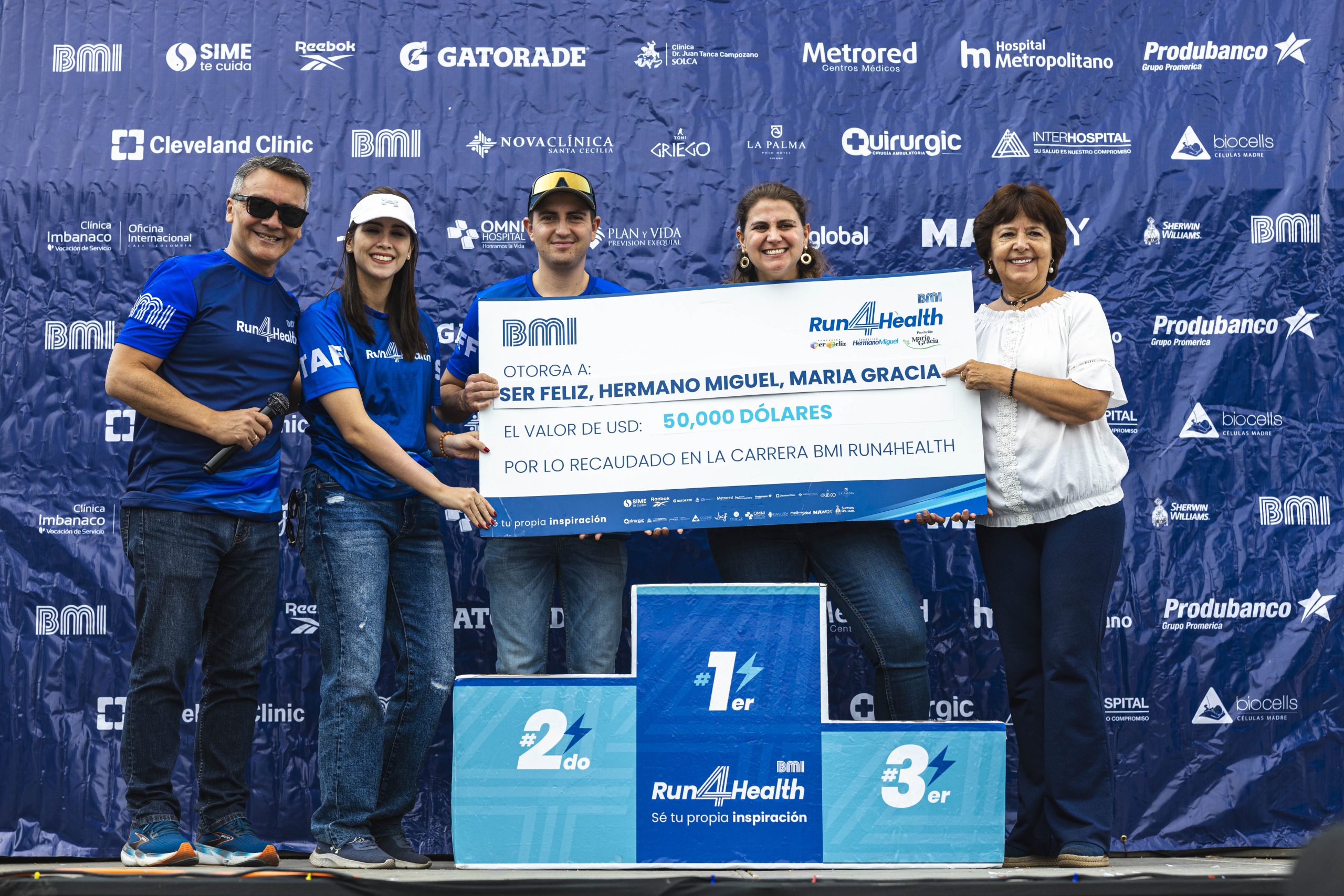 Lee más sobre el artículo BMI Run4 Health la carrera solidaria más importante del país recaudó más de USD 50.000 dólares  que serán destinados a las Fundaciones Hermano Miguel, María Gracia y Ser Feliz  Asisitieron más de 800 competidores de Quito y Guayaquil