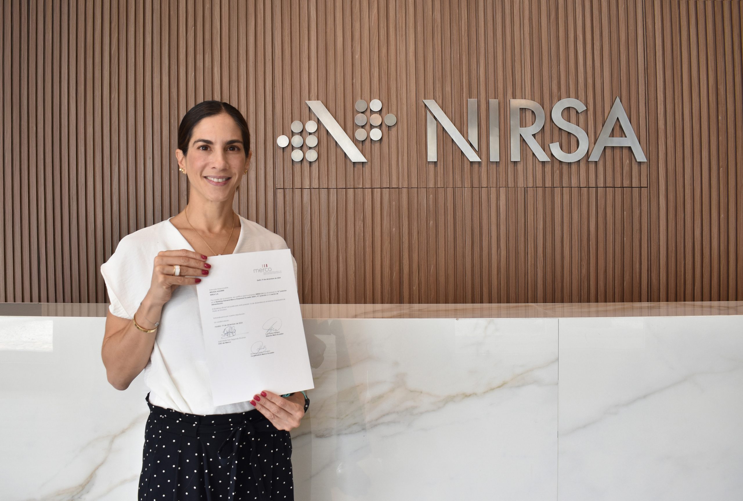 Lee más sobre el artículo NIRSA se posiciona en el 4to puesto del ranking de reputación corporativa en la categoría de alimentos