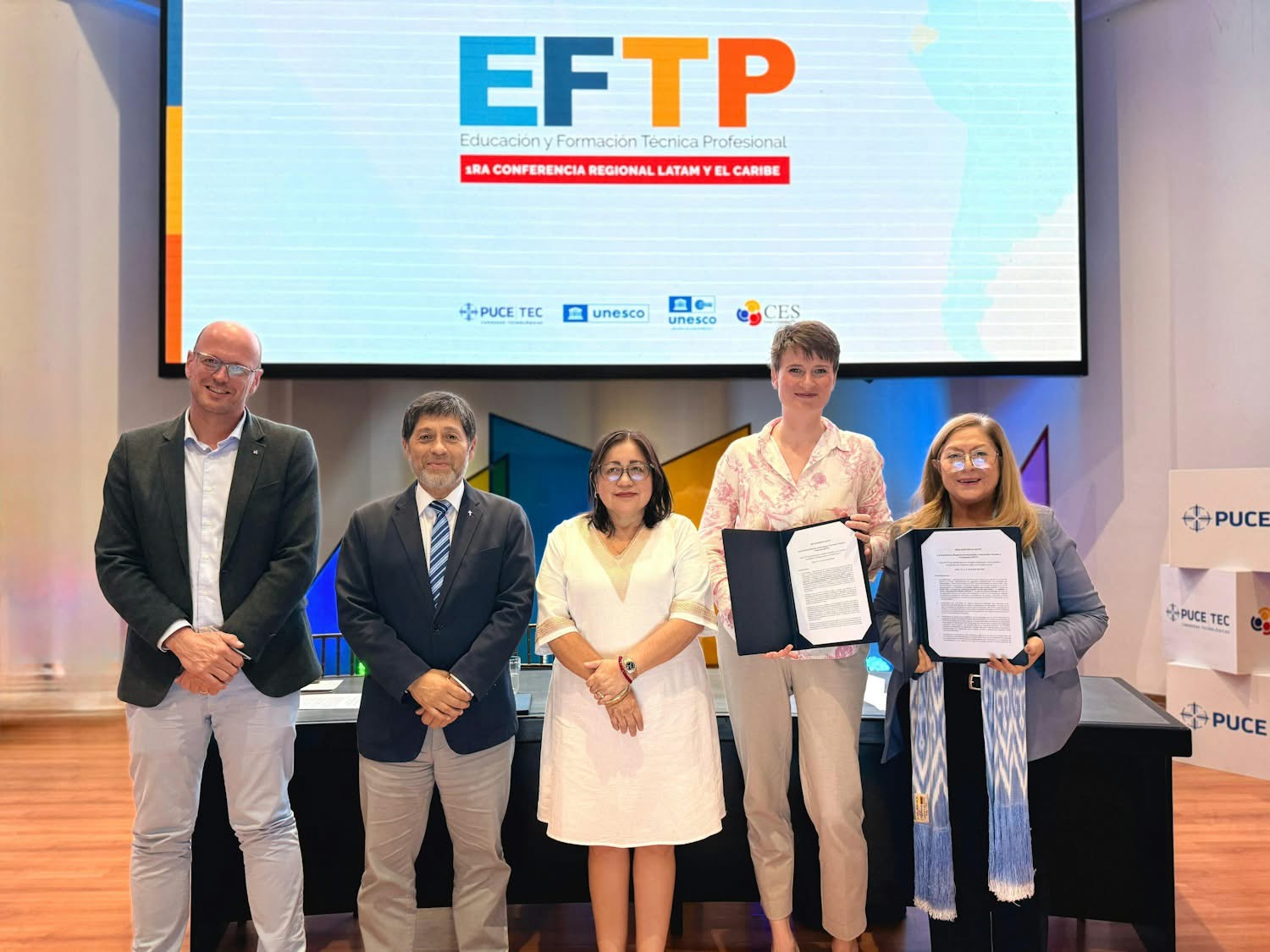 Lee más sobre el artículo PUCE TEC impulsa la primera Declaratoria Regional para fortalecer la educación y formación técnica en América Latina y el Caribe