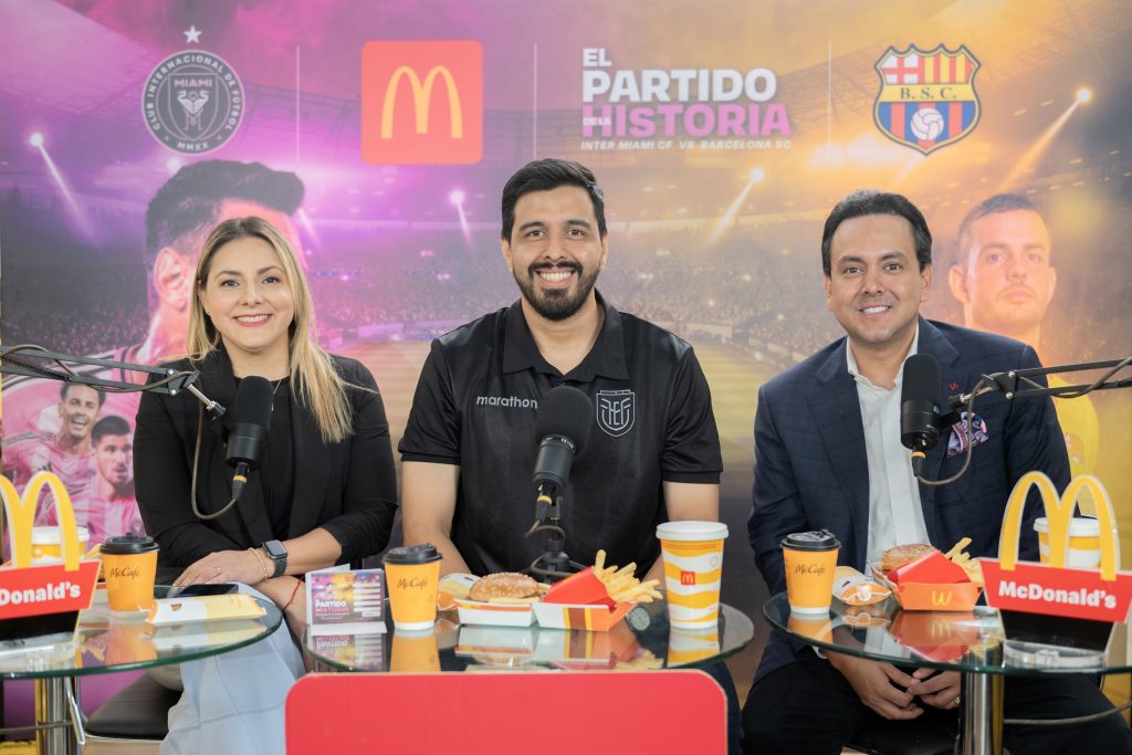 McDonald’s Ecuador es el restaurante oficial del Partido de la Historia y lanza el McCombo de la Historia