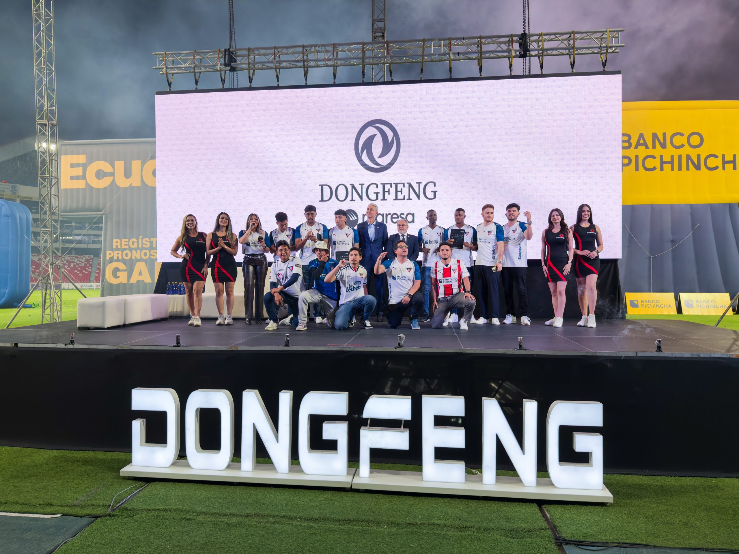 Lee más sobre el artículo Dongfeng by Maresa se suma como auspiciante oficial de Liga Deportiva Universitaria de Quito