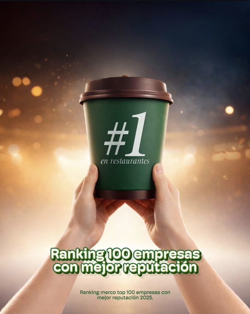 Sweet&Coffee® se consolida como la empresa #1 con mejor reputación en el sector de Restaurantes de Ecuador