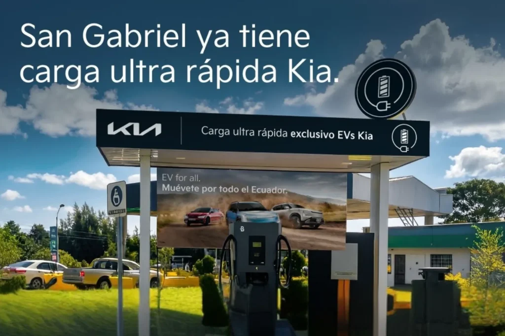 Kia Ecuador, líder en movilidad sostenible, inaugura electrolinera exclusiva en San Gabriel para clientes de vehículos eléctricos