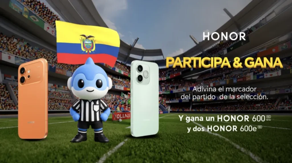 HONOR regalará celulares en cada partido de la selección de Ecuador