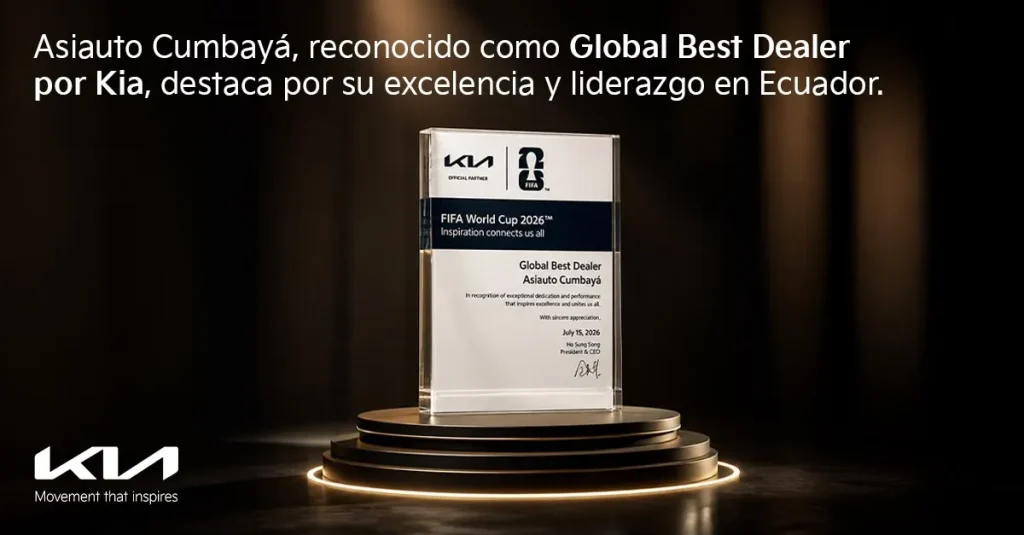 Kia Corporation reconoce a Asiauto con el Global Best Dealer, el máximo galardón para su red de concesionarios