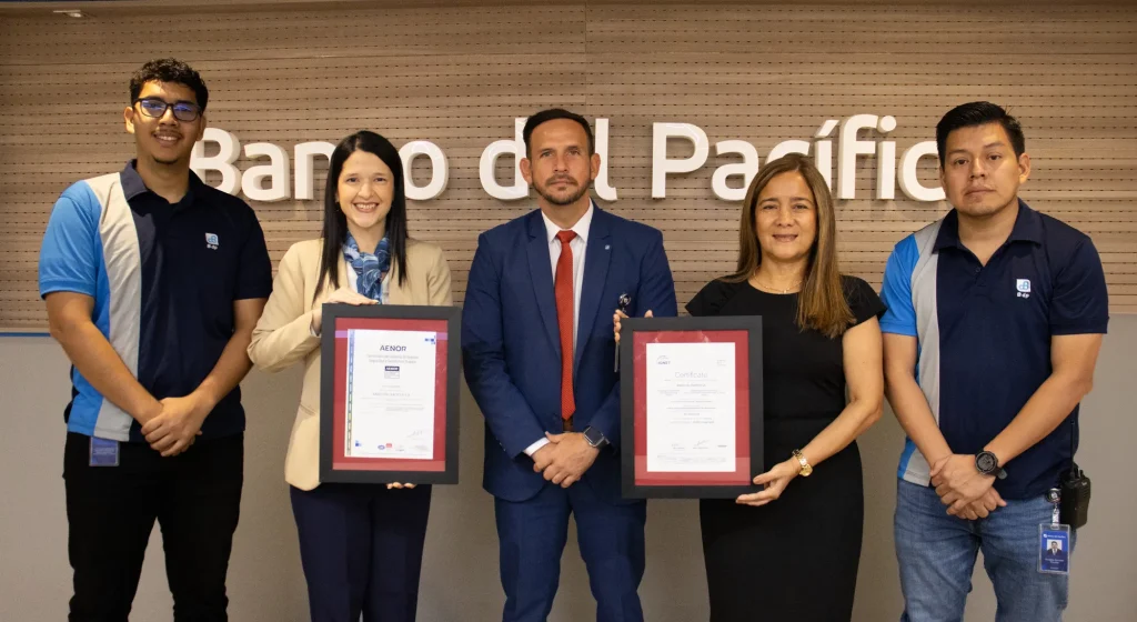 Banco del Pacífico obtiene certificación que fortalece su compromiso con el bienestar de sus colaboradores