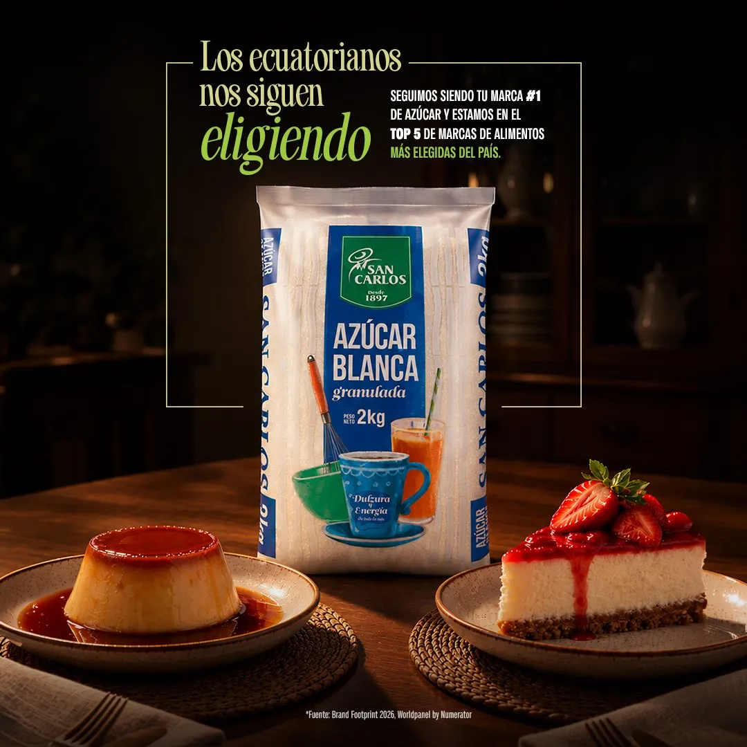 Lee más sobre el artículo SAN CARLOS SE MANTIENE, ENTRE LAS CINCO MARCAS DE ALIMENTOS MÁS ELEGIDAS EN ECUADOR