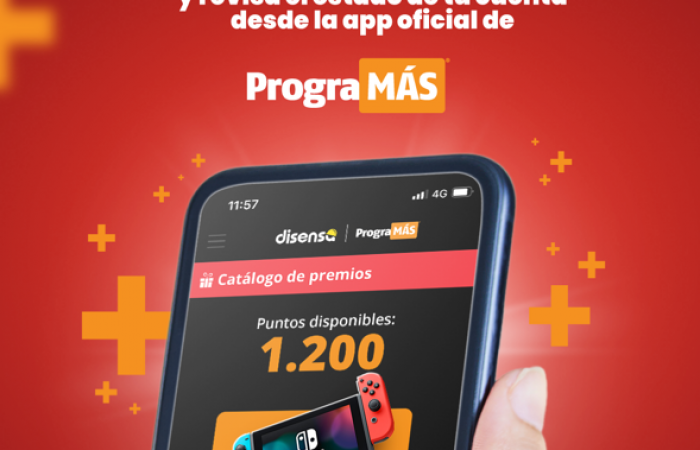 Disensa premia a sus clientes a través del canje de productos de diversas categorías a través de la acumulación de puntos por compras en sus franquicias