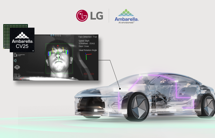 LG Ambarella Driver Monitoring System Collaboration