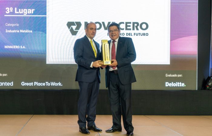 RECONOCIMIENTO NOVACERO - EMPRESA TRIPLE IMPACTO