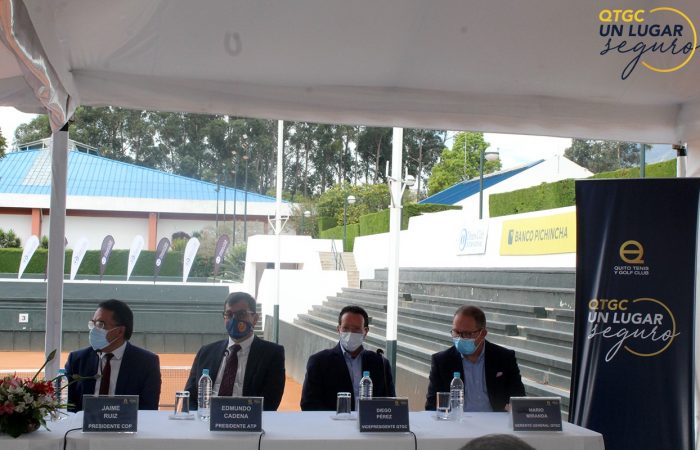El torneo se realizará del 4 al 9 de octubre del 2021 en las instalaciones del Quito Tenis y Golf Club con importante presencia de tenistas extranjeros.